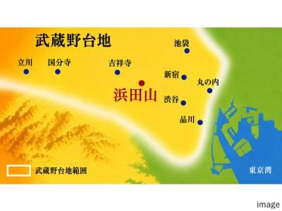 武蔵野台地概念図｜ザ・パークハウス浜田山季の杜